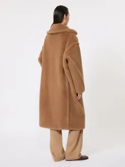 Teddy Bear Icon Coat - CAMEL