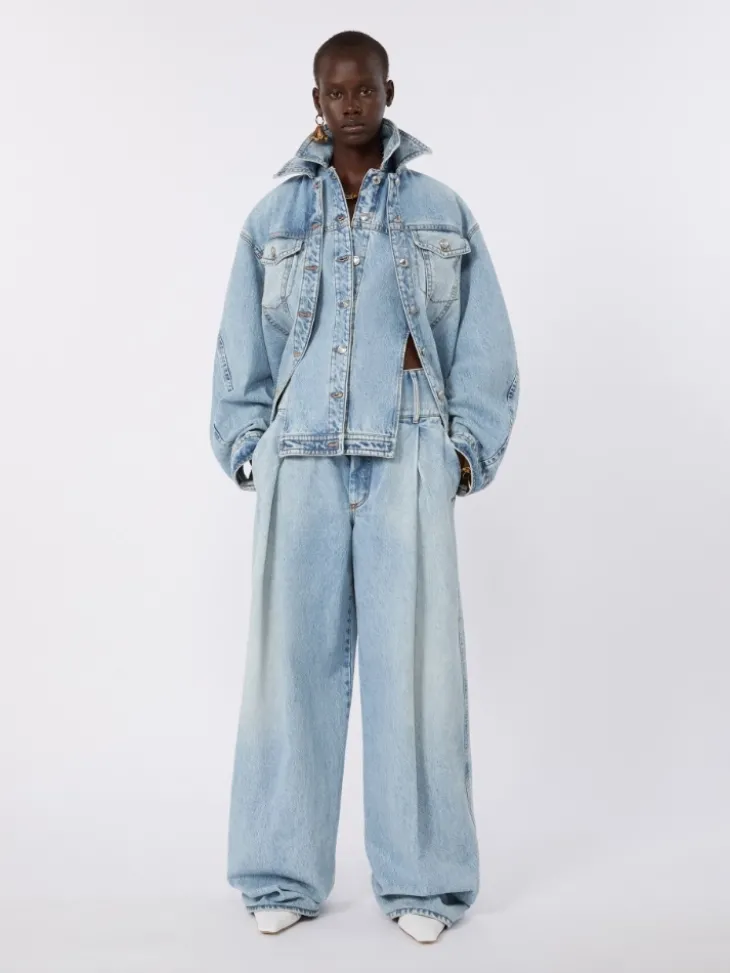 Two-piece denim jacket - MIDNIGHTBLUE