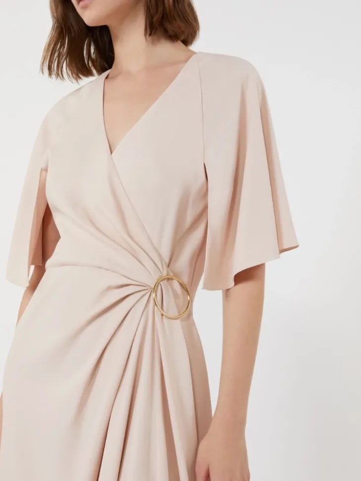 Viscose envers satin dress - POWDER