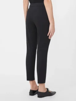 Viscose jersey trousers - BLACK