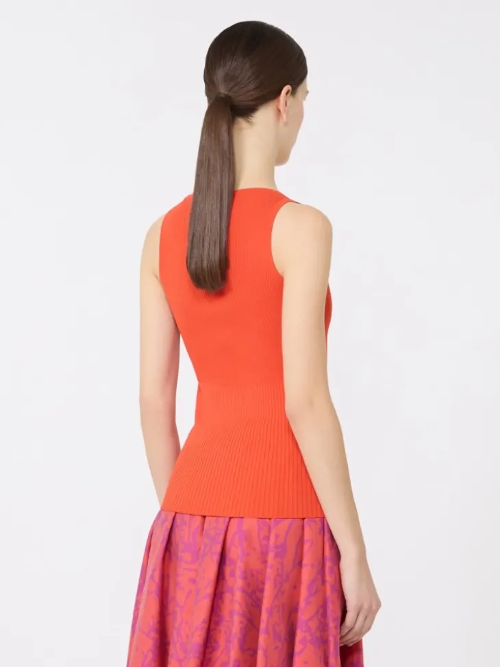 Viscose-blend yarn top - CORAL