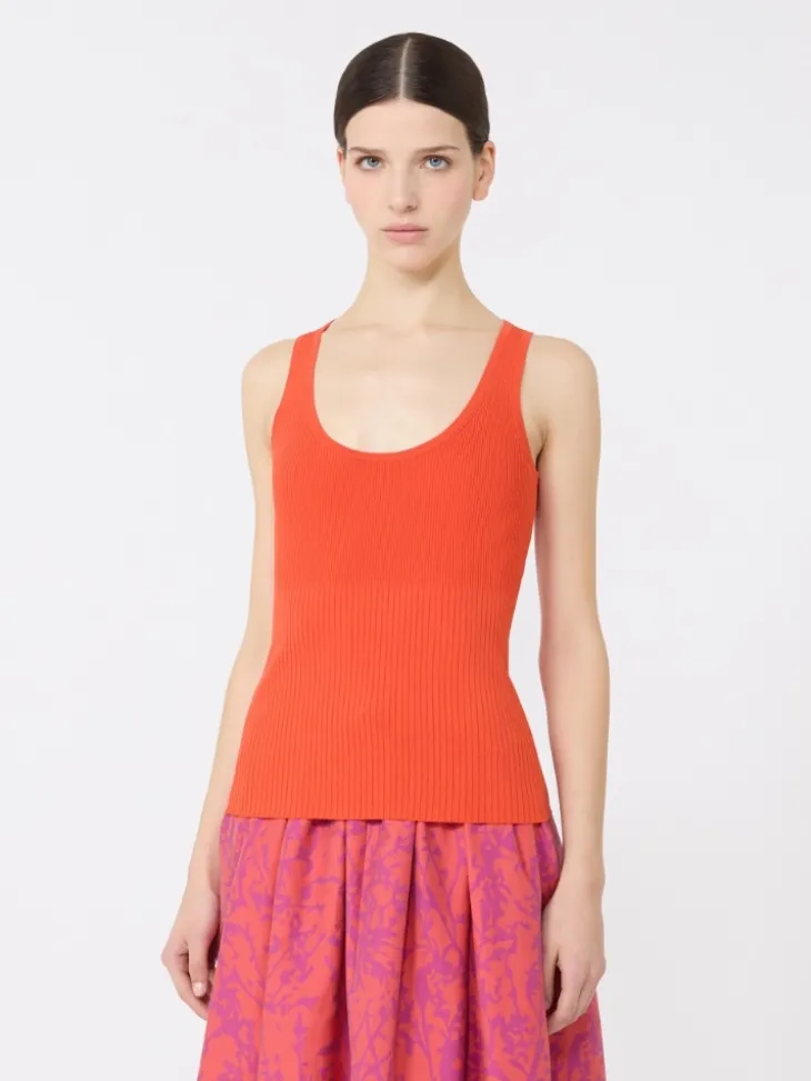Viscose-blend yarn top - CORAL