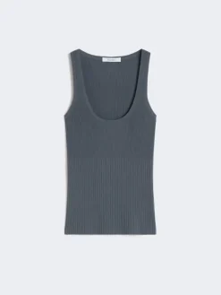 Viscose-blend yarn top - DARK GREY