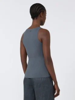 Viscose-blend yarn top - DARK GREY