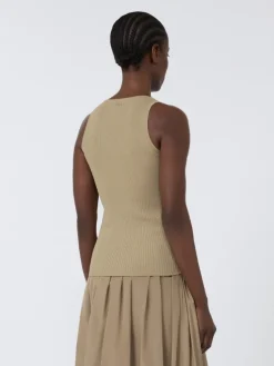 Viscose-blend yarn top - KAKI