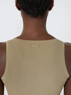 Viscose-blend yarn top - KAKI