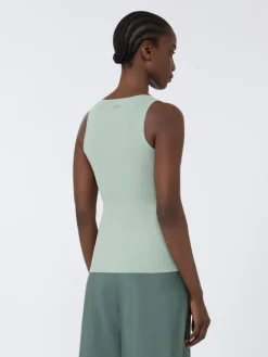 Viscose-blend yarn top - SAGE GREEN