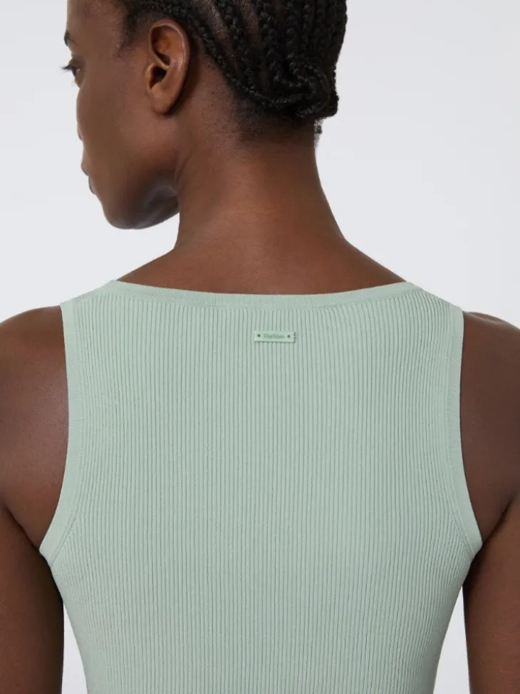 Viscose-blend yarn top - SAGE GREEN