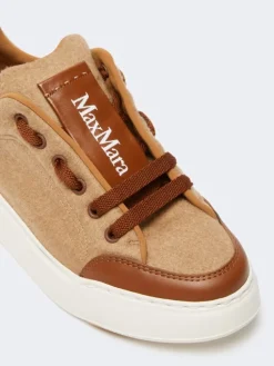 Water-repellent camel sneakers - CAMEL