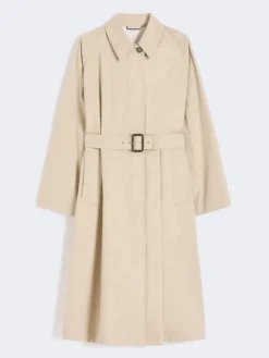 Water-repellent cotton trench coat - BEIGE