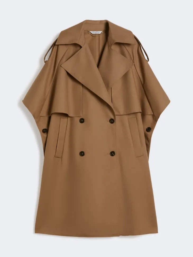 Water-repellent gabardine cloak - COLONIAL