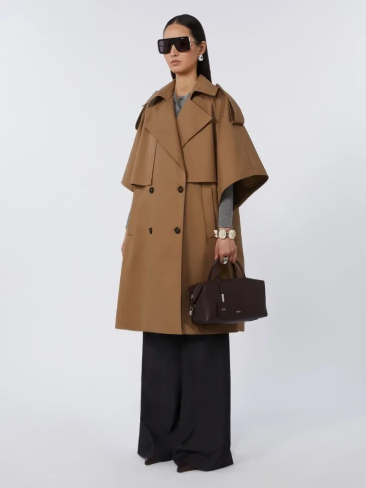 Water-repellent gabardine cloak - COLONIAL