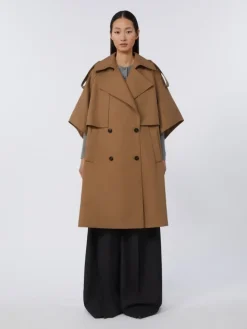 Water-repellent gabardine cloak - COLONIAL