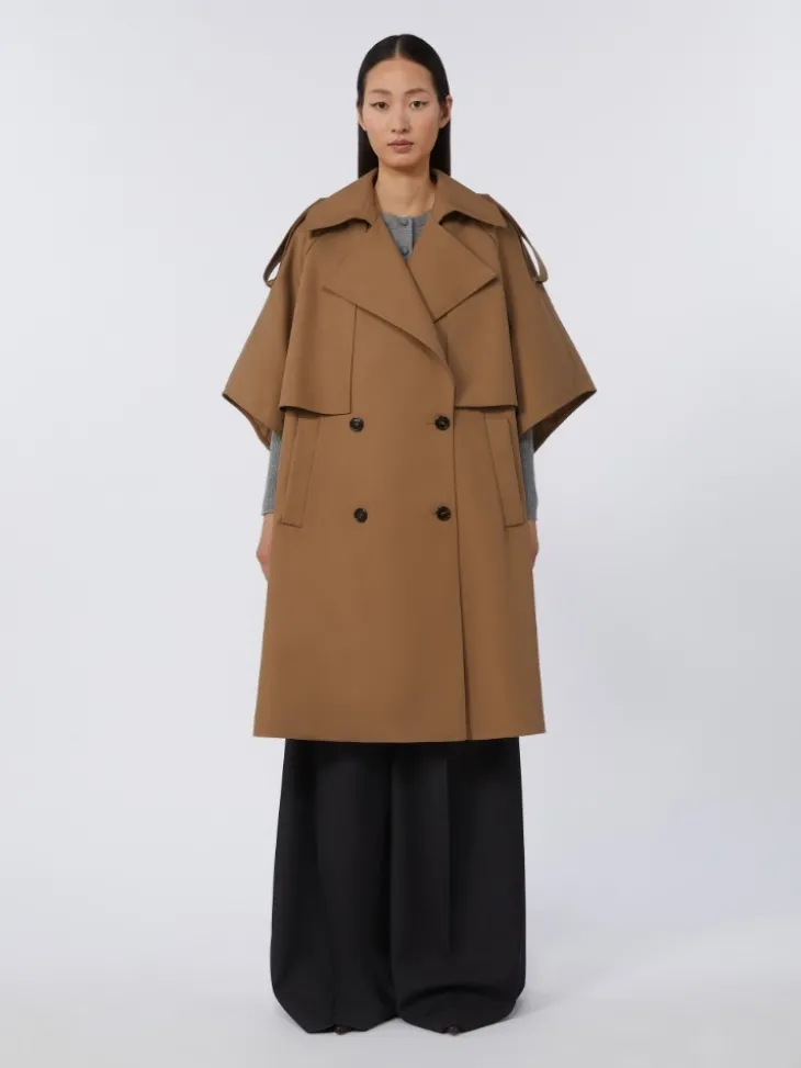 Water-repellent gabardine cloak - COLONIAL
