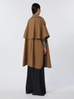 Water-repellent gabardine cloak - COLONIAL