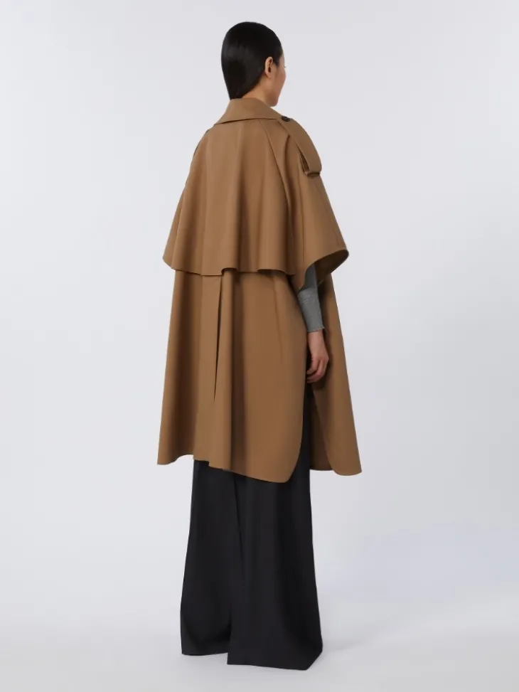 Water-repellent gabardine cloak - COLONIAL