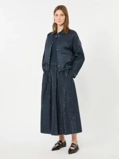 Water-repellent twill jacket - NAVY