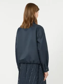 Water-repellent twill jacket - NAVY