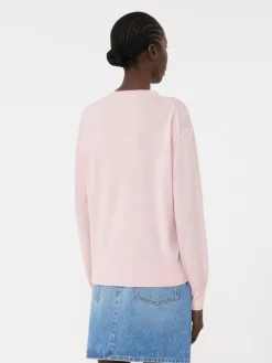 Wool and cashmere basic sweater - PINK