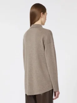 Wool and cashmere cardigan - TURTLEDOVE