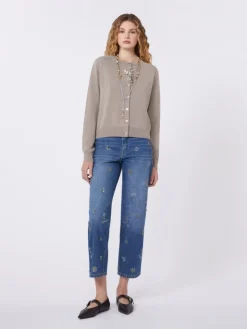 Wool and cashmere cardigan - TURTLEDOVE