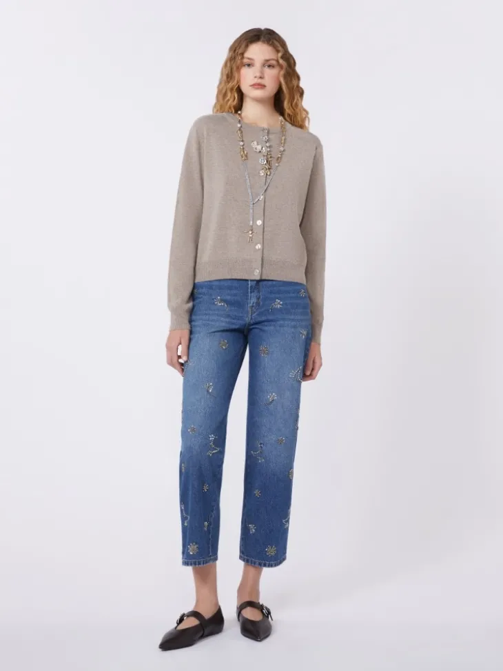 Wool and cashmere cardigan - TURTLEDOVE