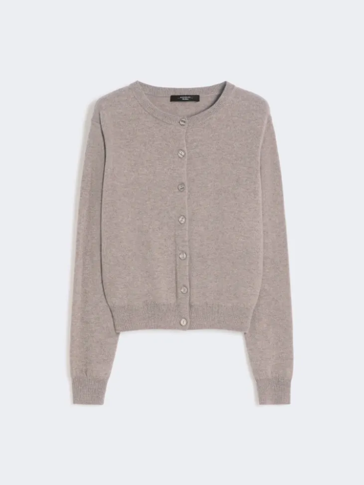 Wool and cashmere cardigan - TURTLEDOVE