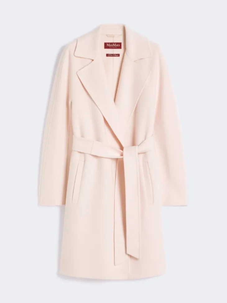 Wool and cashmere coat - PINK