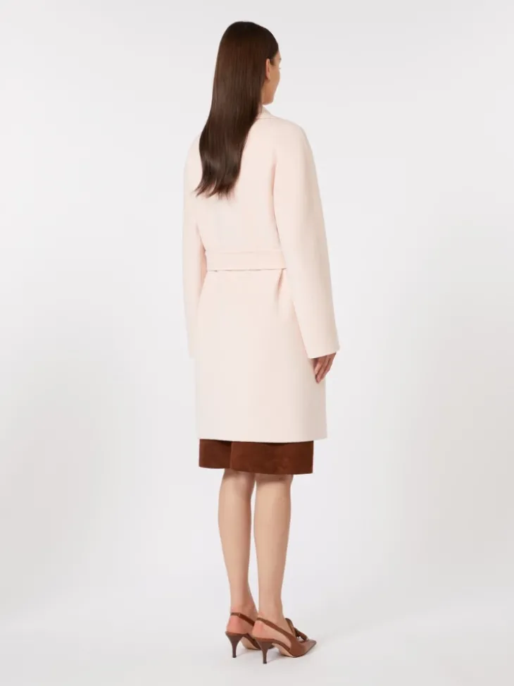 Wool and cashmere coat - PINK