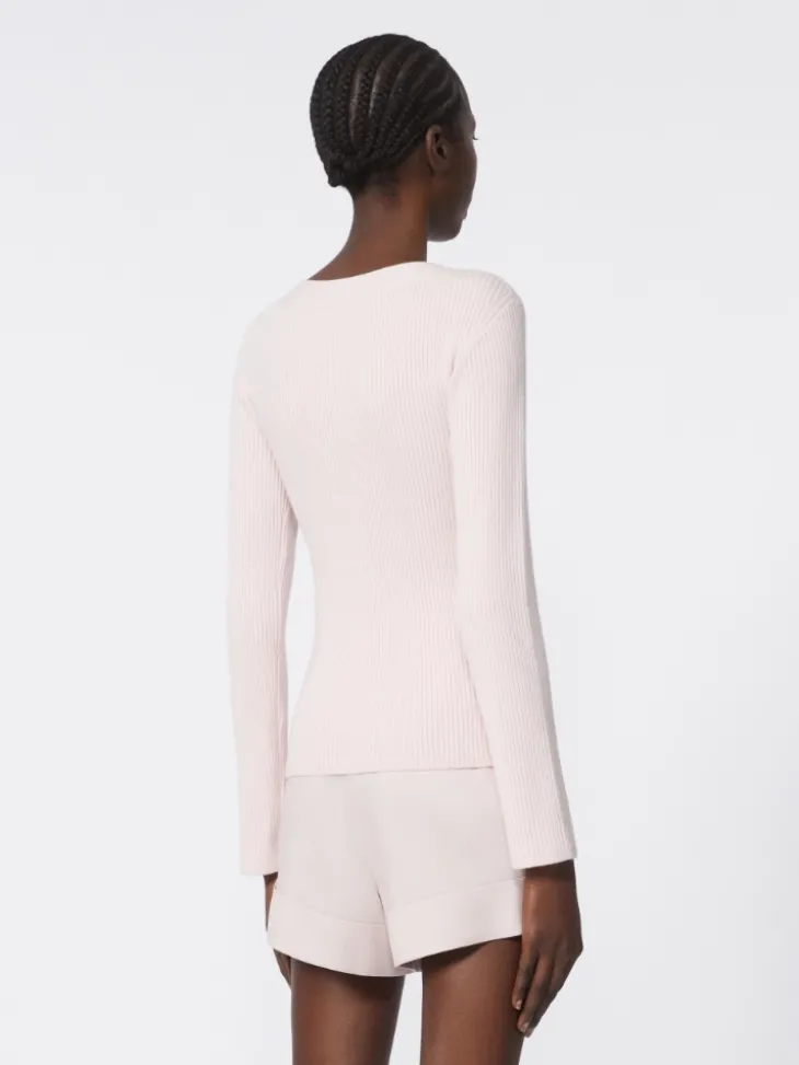 Wool and cashmere jumper - PINK