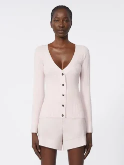 Wool and cashmere jumper - PINK