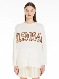 Wool and cashmere jumper - WHITE