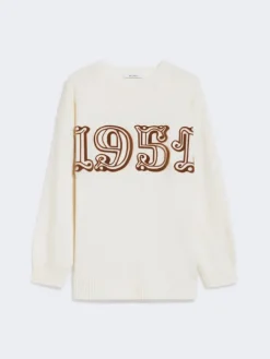 Wool and cashmere jumper - WHITE