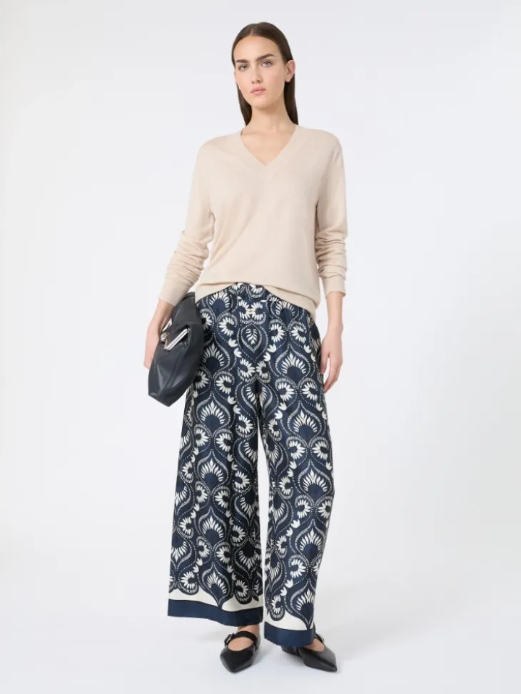 Wool and cashmere sweater - BEIGE
