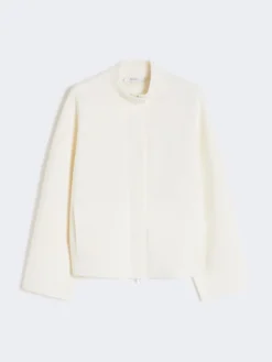 Wool boxy cardigan - SILK