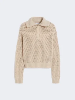 Wool, cashmere and lurex sweater - ALBINO