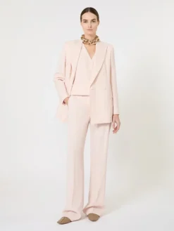 Wool crepe gilet - PINK