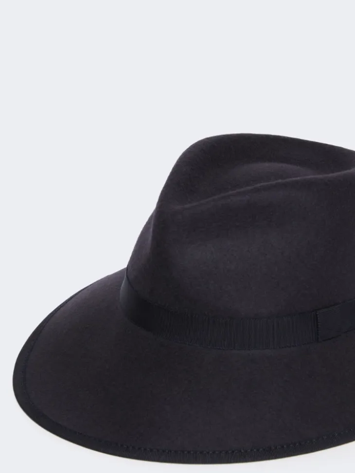 Wool felt hat - MIDNIGHTBLUE
