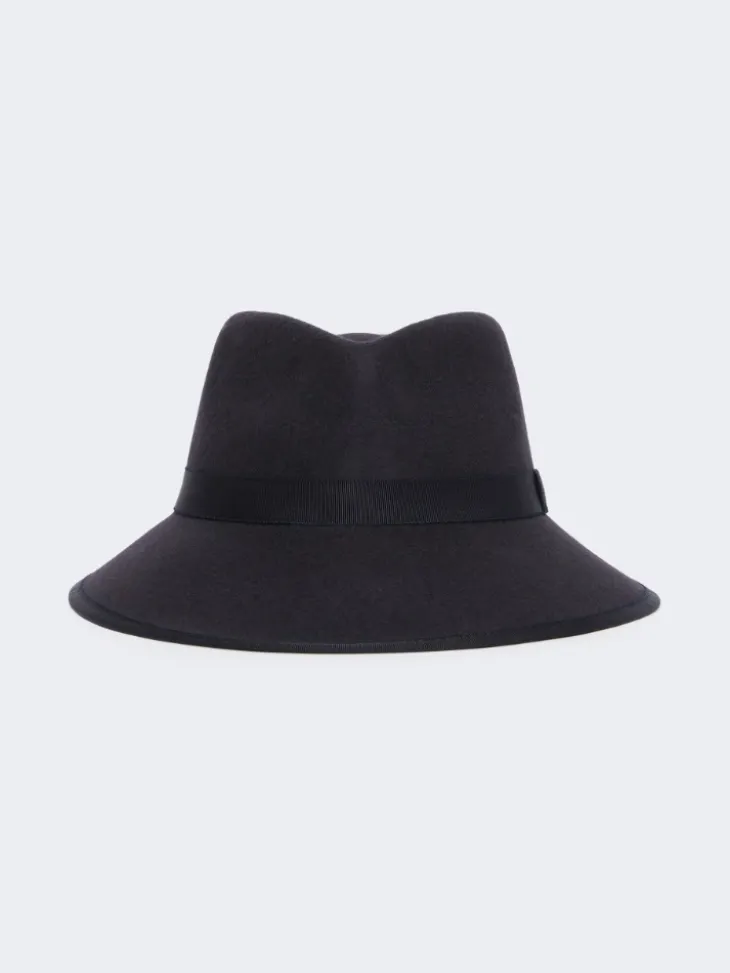 Wool felt hat - MIDNIGHTBLUE