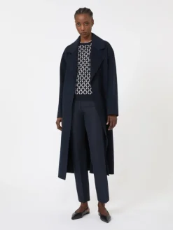 Wool jacquard jumper - ULTRAMARINE