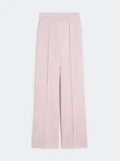 Wool, mohair and silk trousers - BEIGE PINK