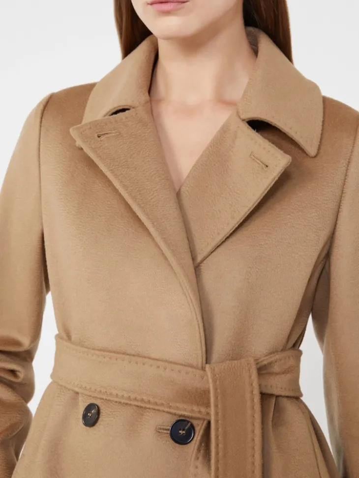 Wool robe coat - CAMEL