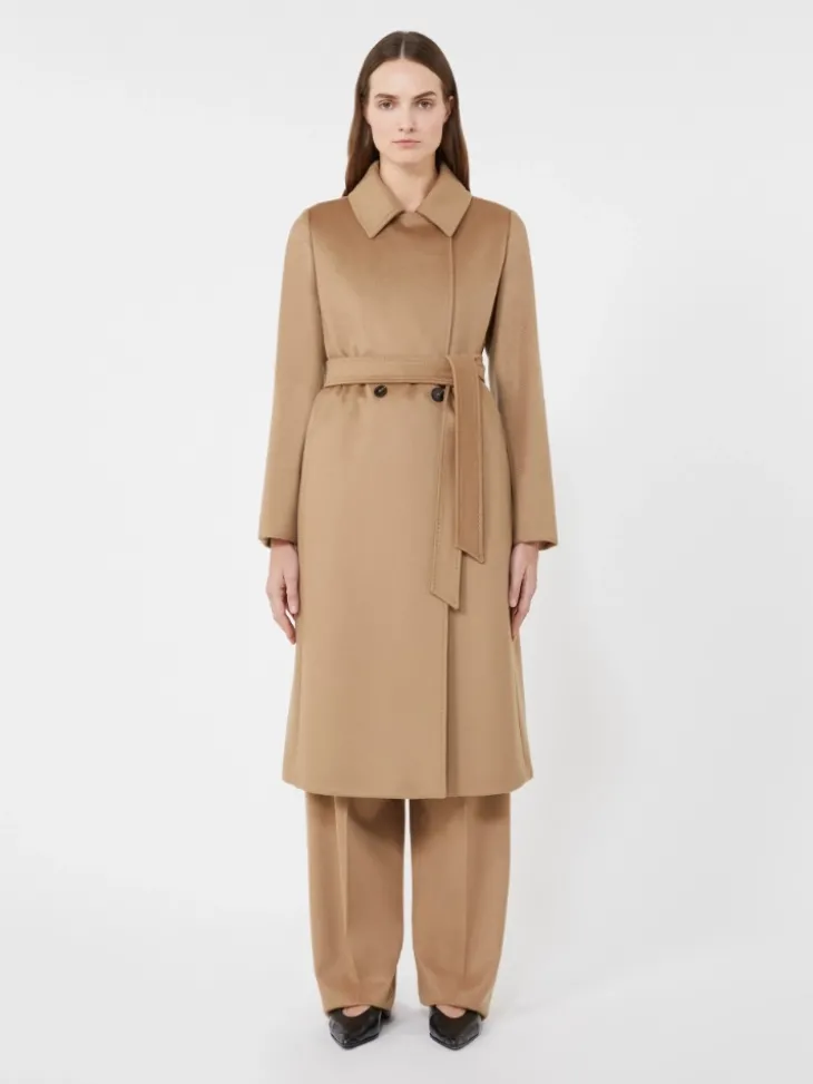 Wool robe coat - CAMEL