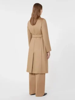 Wool robe coat - CAMEL