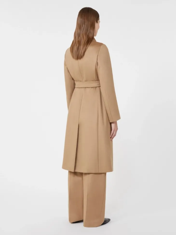 Wool robe coat - CAMEL