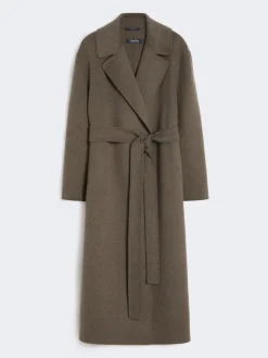 Wool robe coat - MUD