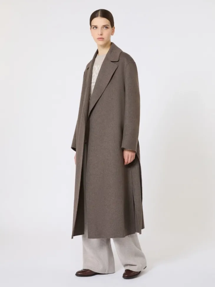 Wool robe coat - MUD