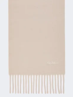 Wool scarf with embroidery - TURTLEDOVE