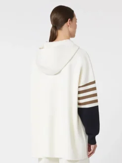 Wool-knit oversized jumper - IVORY