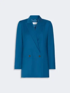 Woollen cloth blazer - NAVY